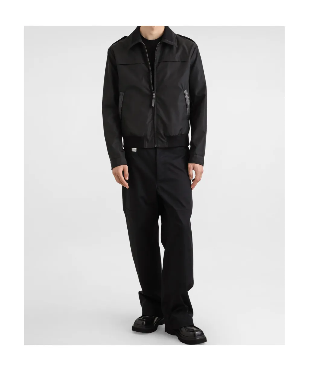 Logo Plaque Straight-Leg Trousers
