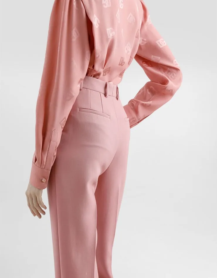 Pressed Crease Tailored Trousers