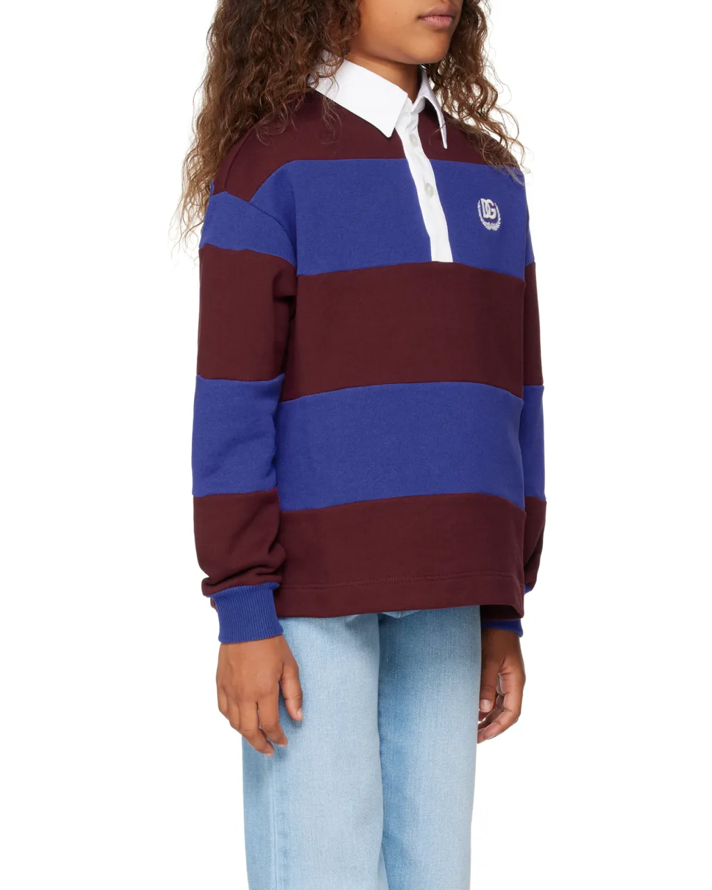Long-Sleeved Polo Pullover