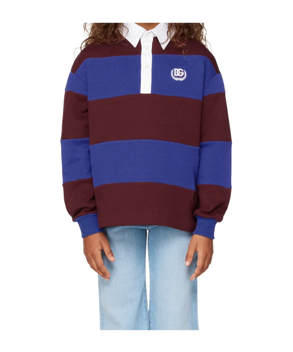 Long-Sleeved Polo Pullover