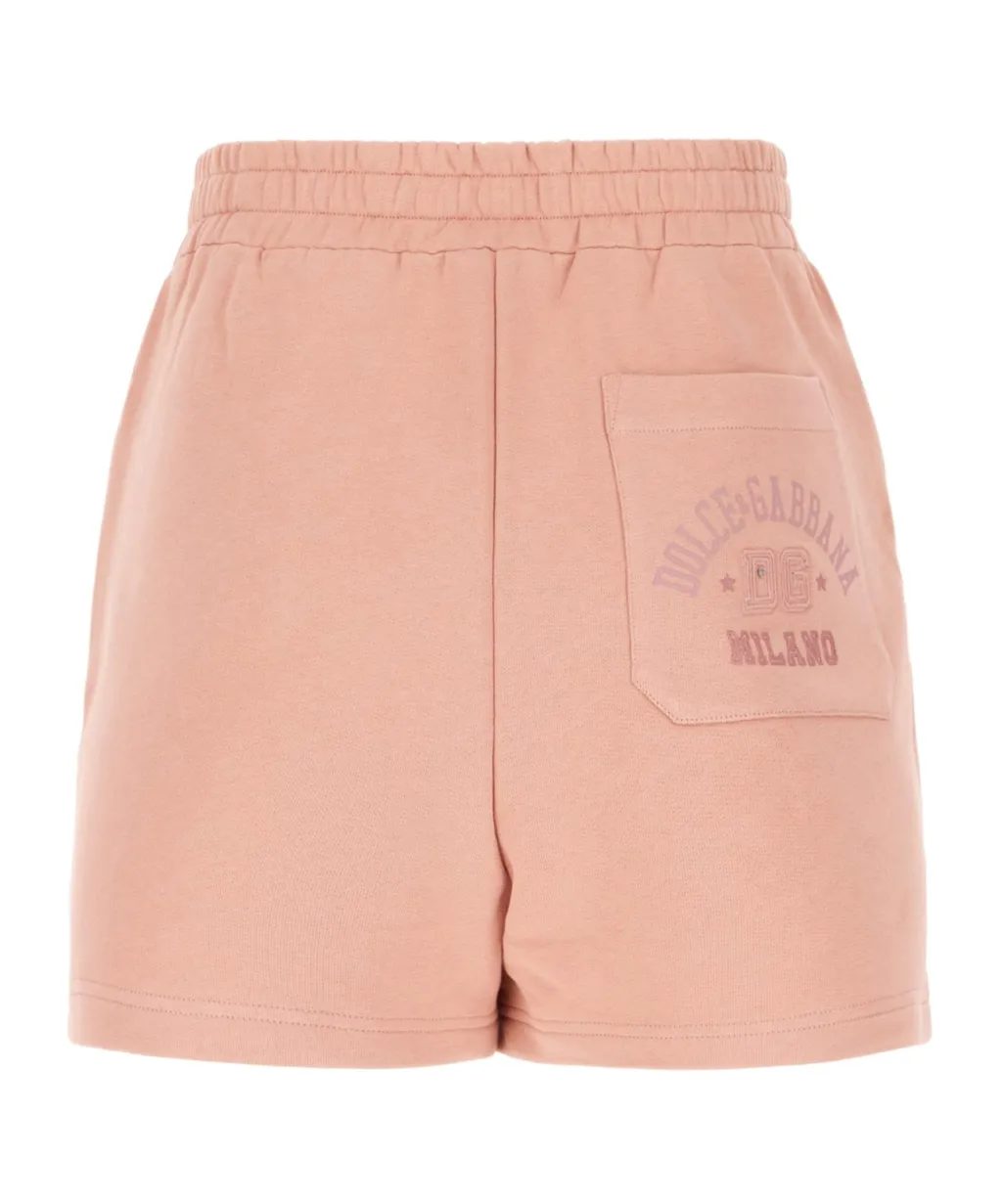 Dg Logo Embroidered Track Shorts