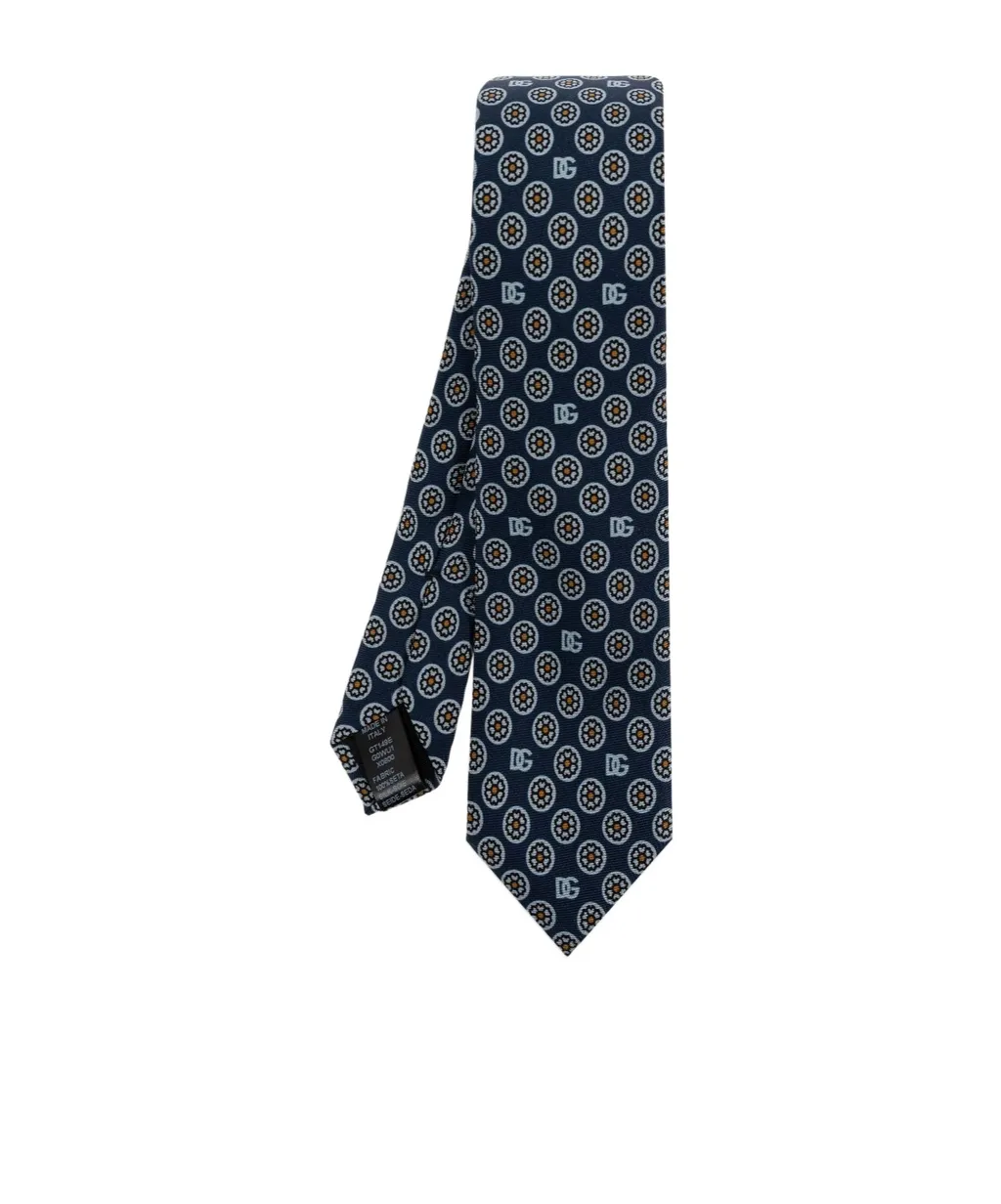 Logo Jacquard Tie