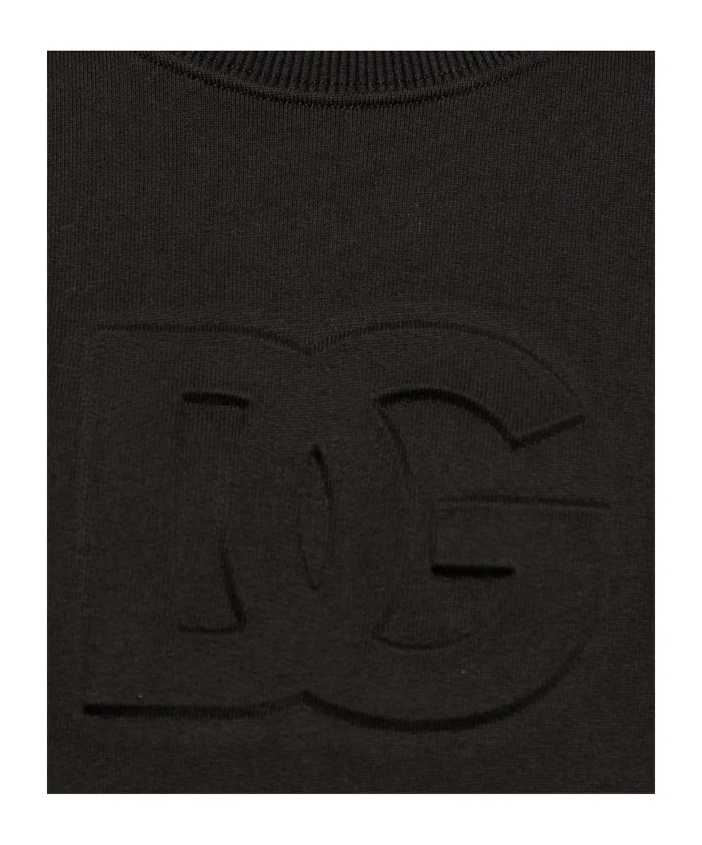 Logo Embossed Crewneck Sweatshirt