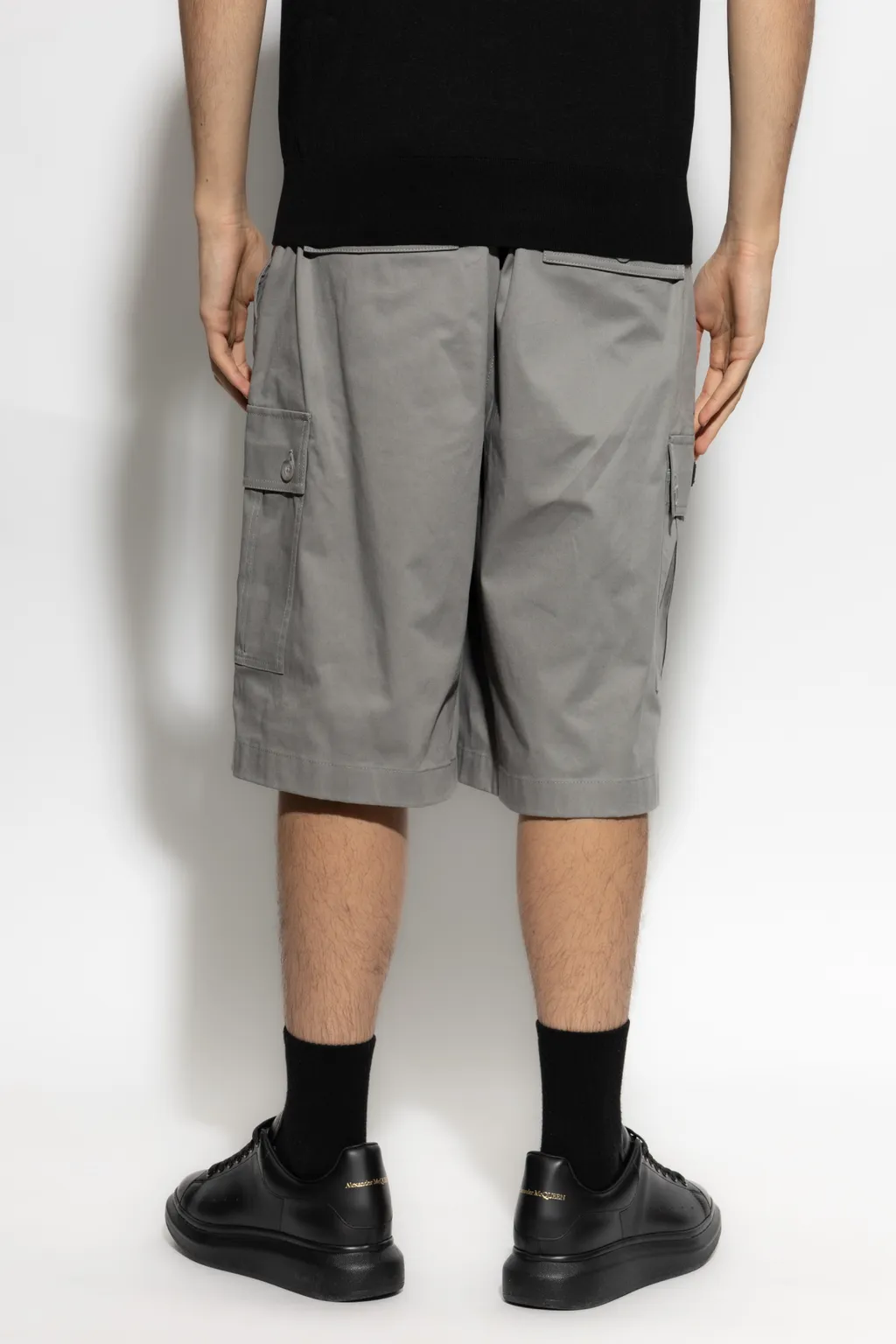 Logo Plaque Cargo Shorts