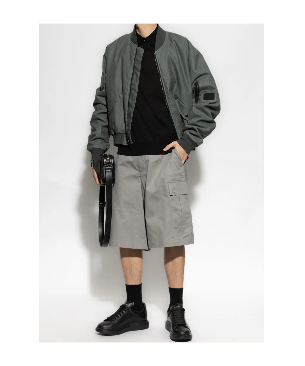Logo Plaque Cargo Shorts
