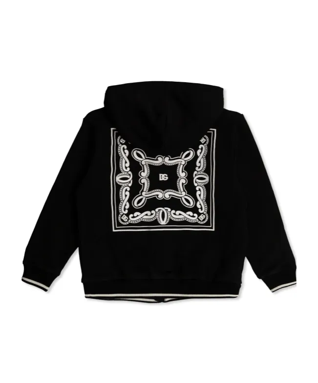 Logo-Printed Zipped Hoodie