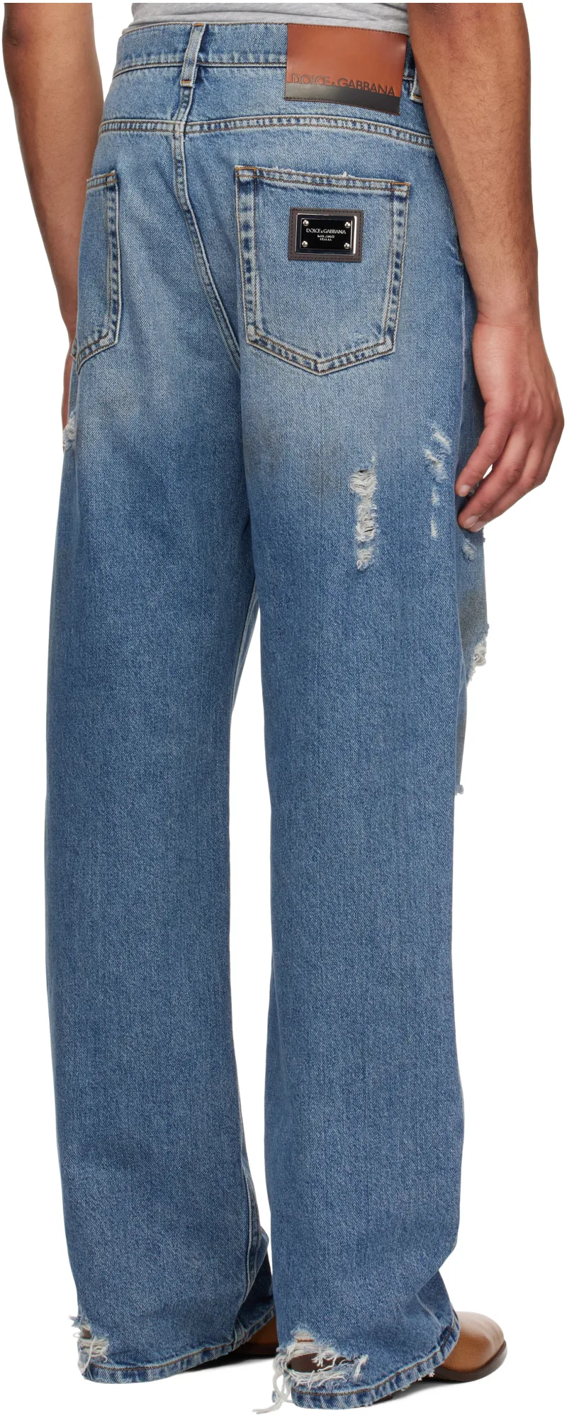Distressed Oversize Jeans