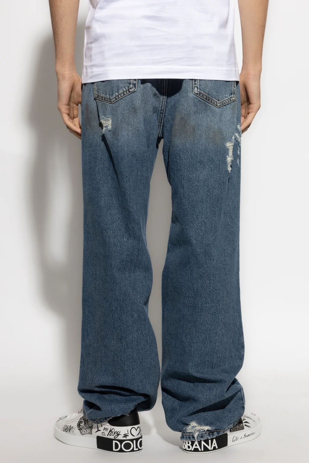 Distressed Oversize Jeans