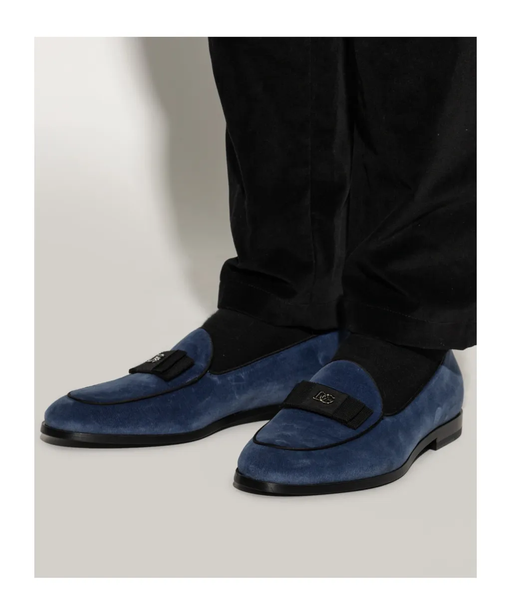 Dg Logo Plaque Loafers