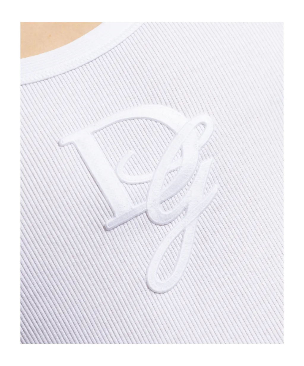 Logo Embroidered Tank Top