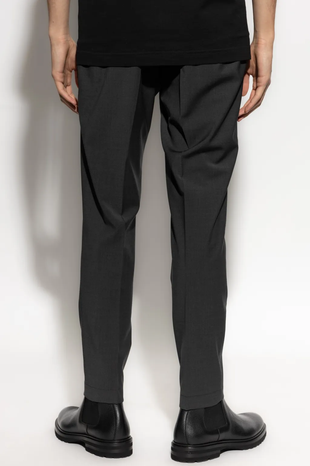 Logo Plaque Tapered Trousers