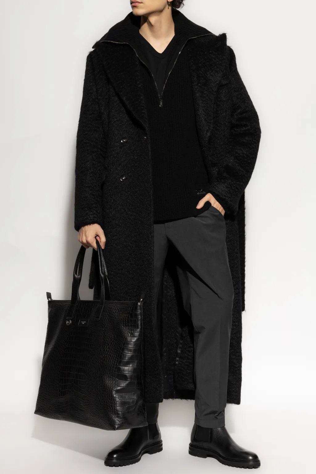 Logo Plaque Tapered Trousers