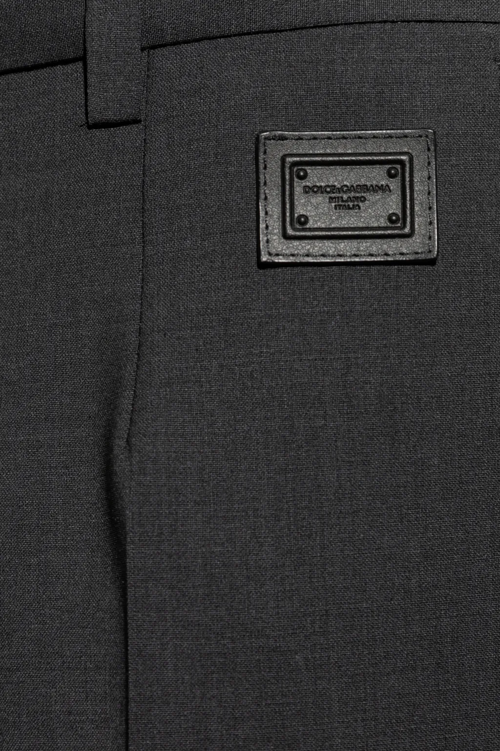 Logo Plaque Tapered Trousers