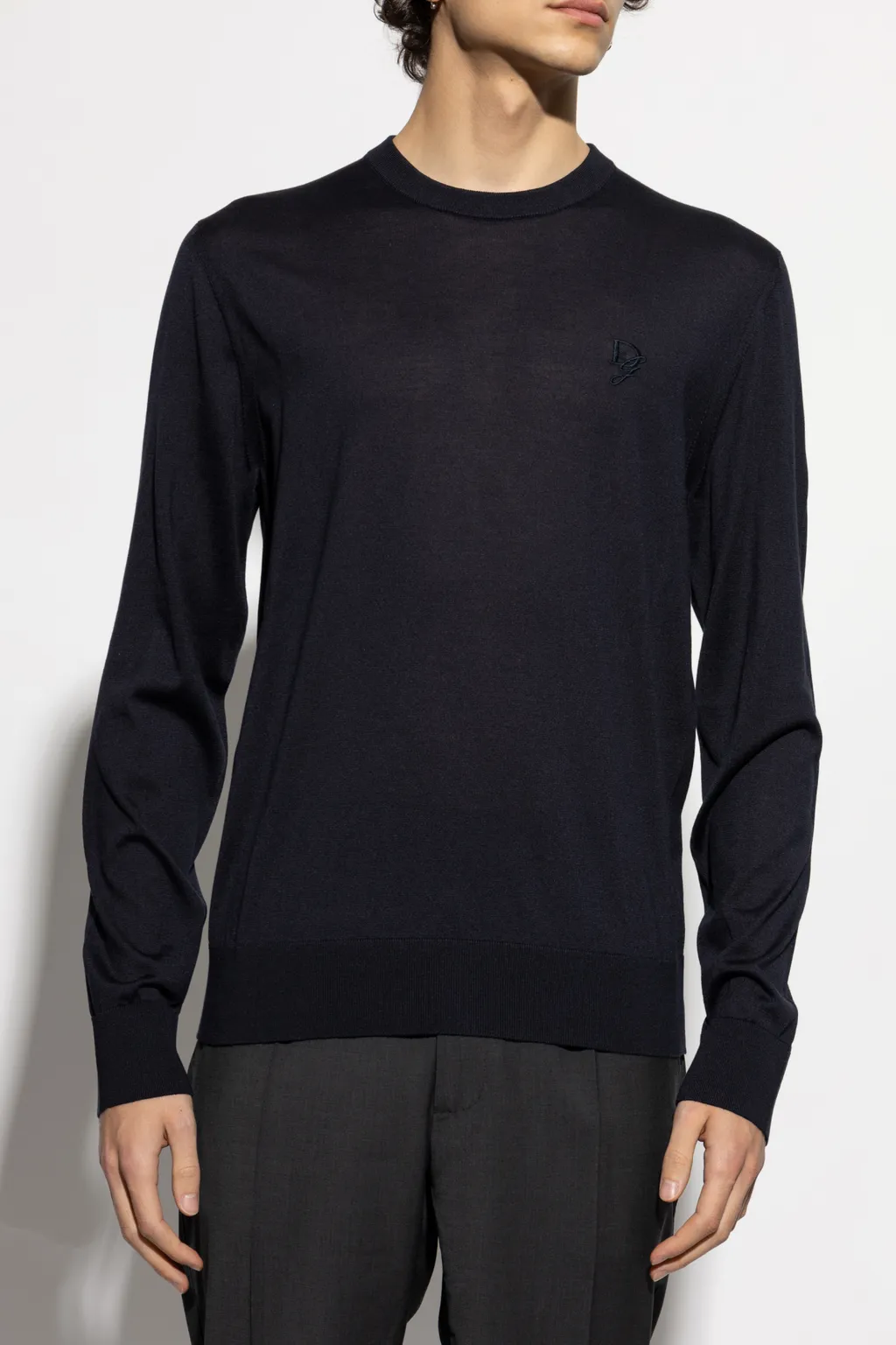 Logo Embroidered Crewneck Jumper
