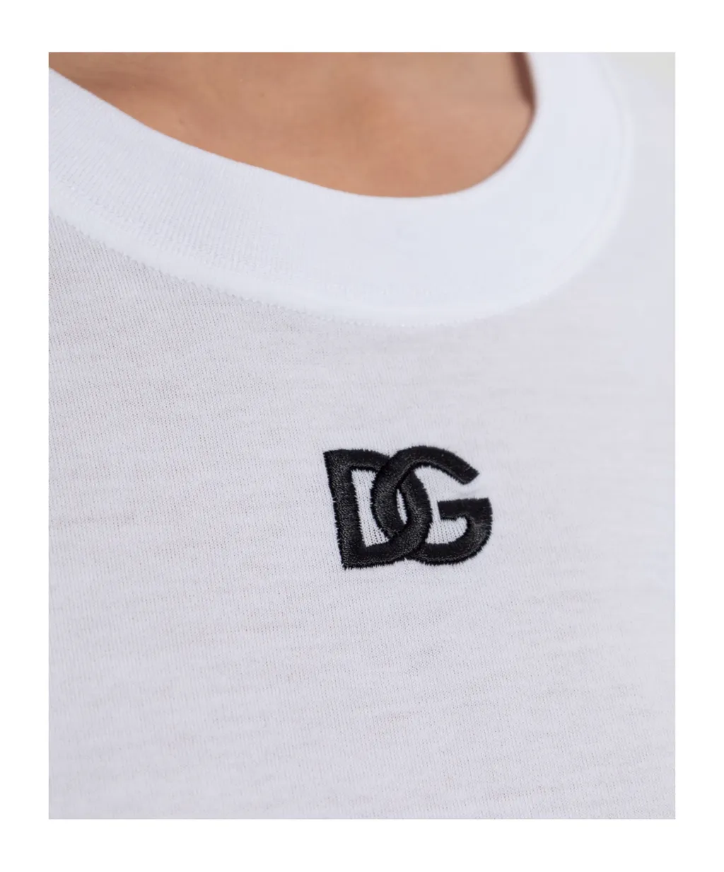 Logo Embroidered Crewneck T-Shirt