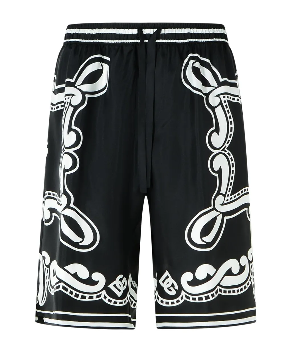 Bandanna Printed Shorts