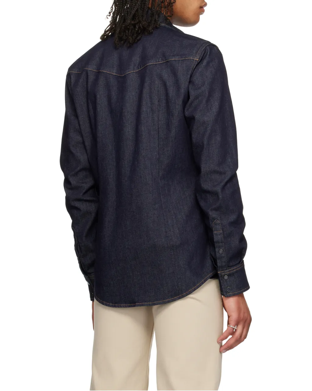 Heraldic Emblem Denim Shirt