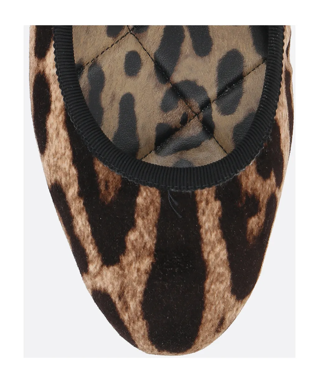Leopard-Printed Ballerina Flats