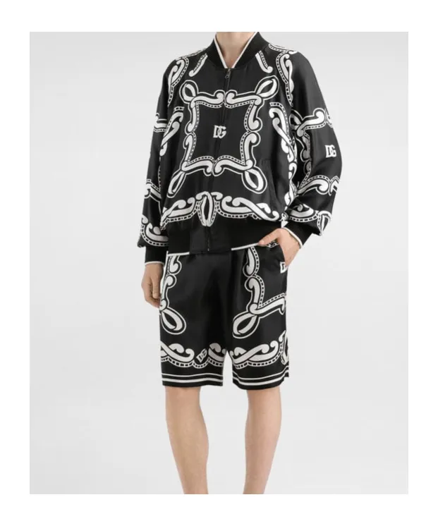 Bandanna Printed Short-Sleeved Shirt