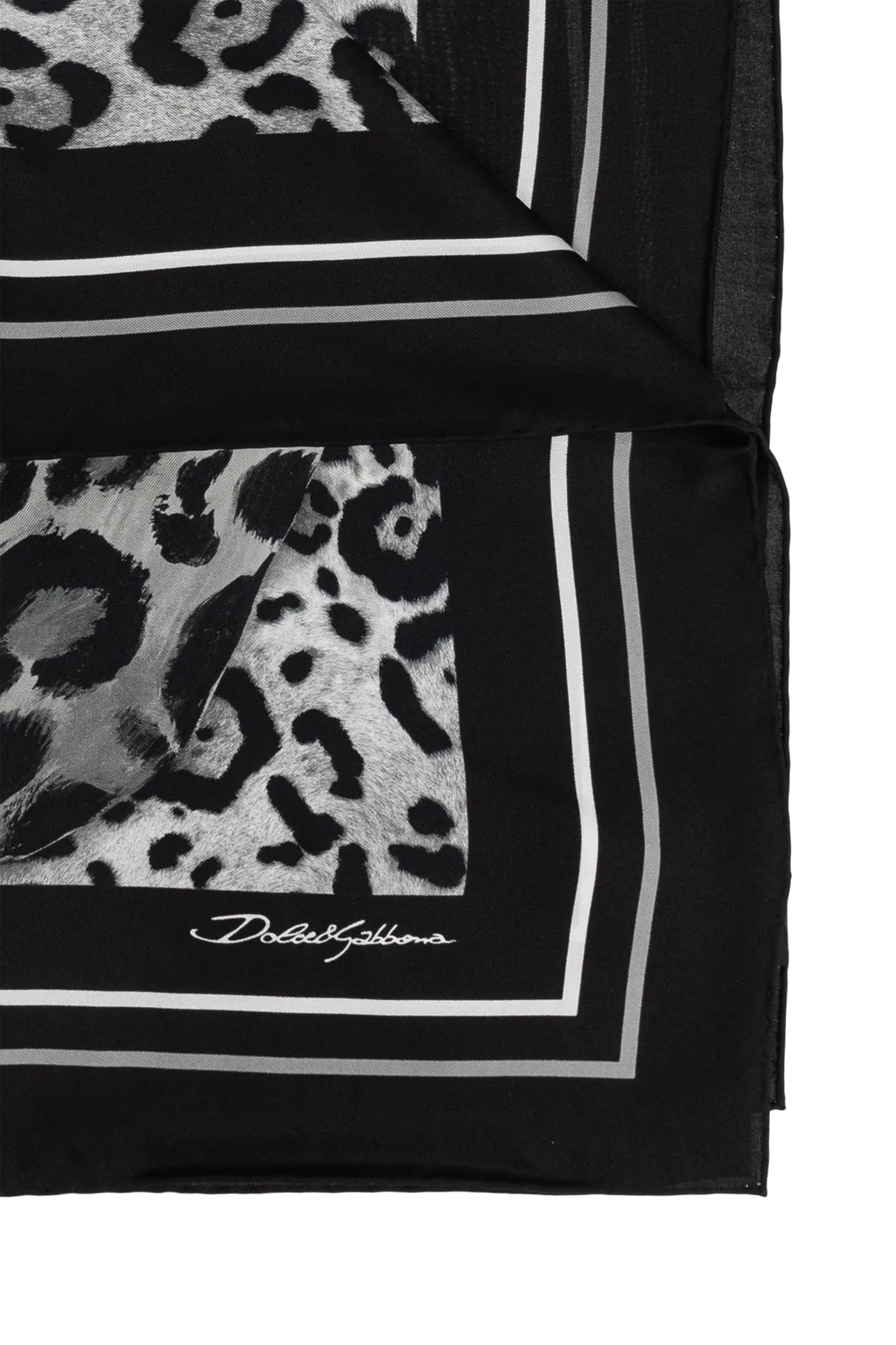 Leopard-Print Scarf