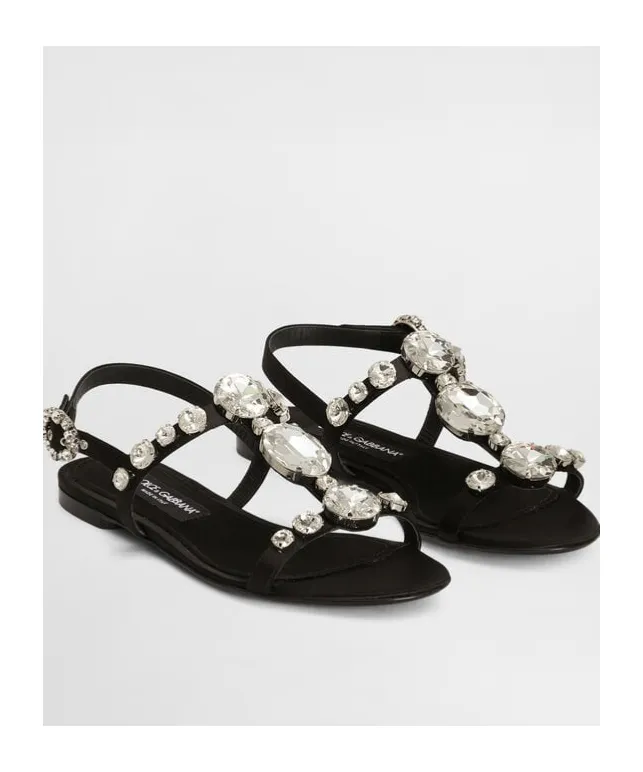 Gemstone Embellishment Sandals