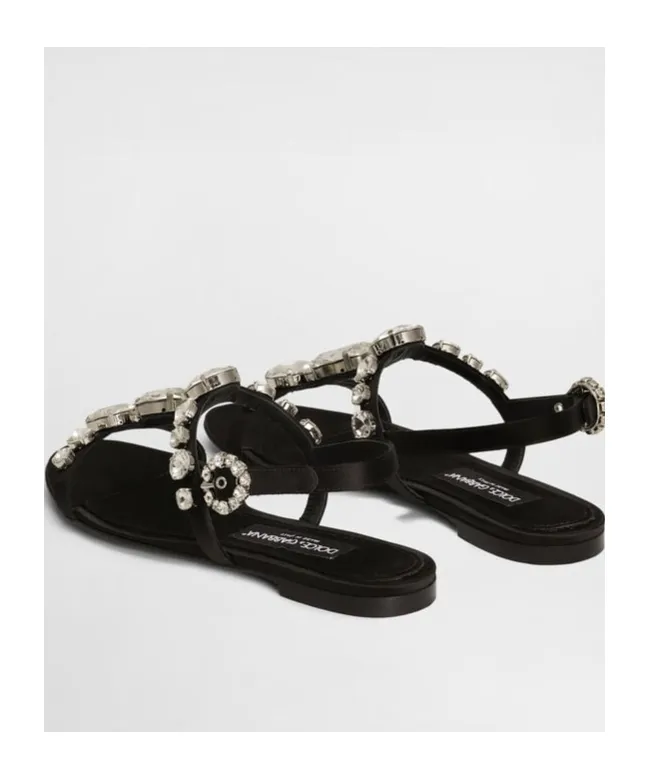 Gemstone Embellishment Sandals