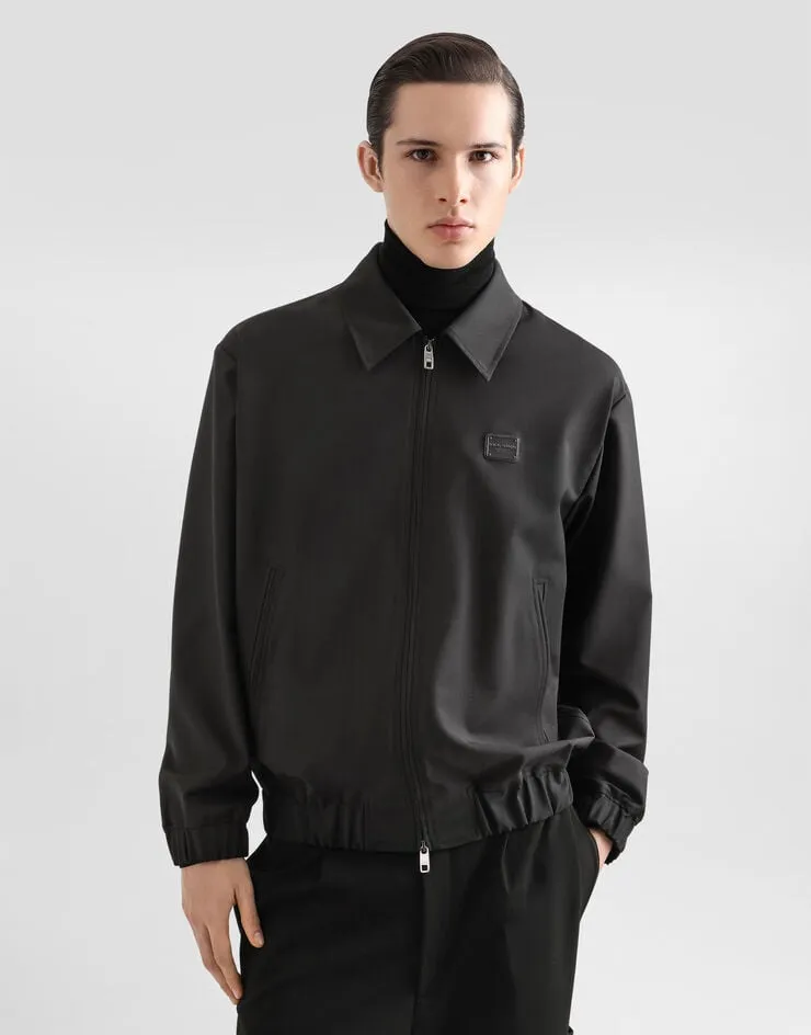 Logo Tag Zipped Jacket