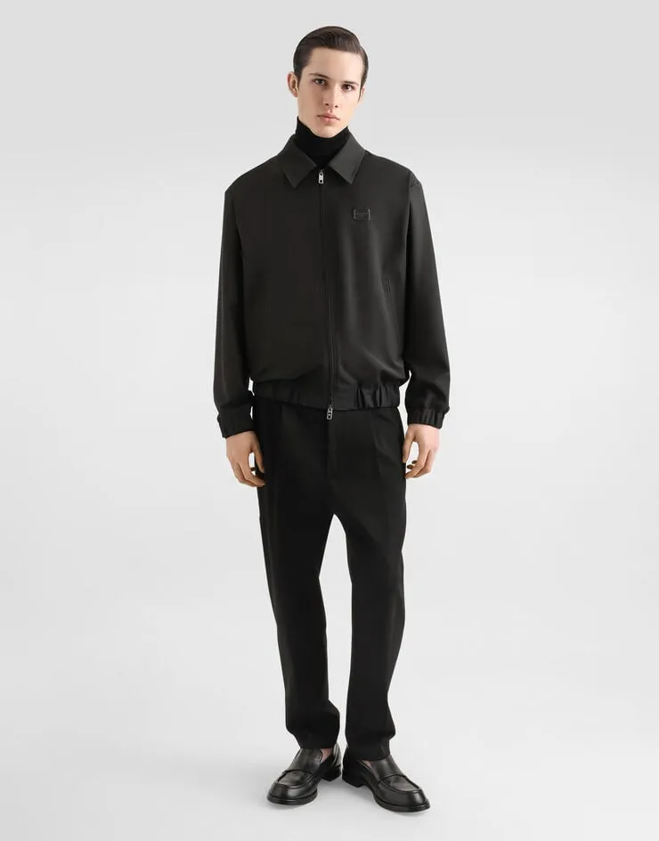 Logo Tag Zipped Jacket