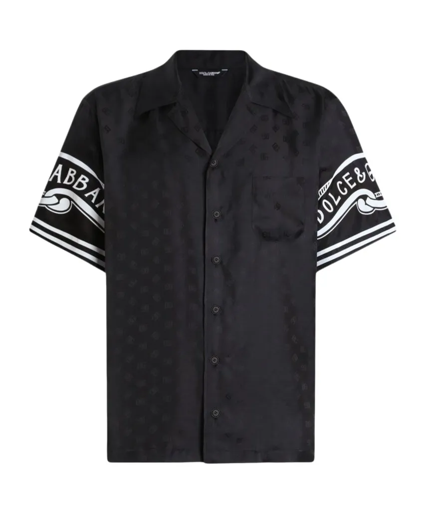 Bandanna Printed Denim Shirt
