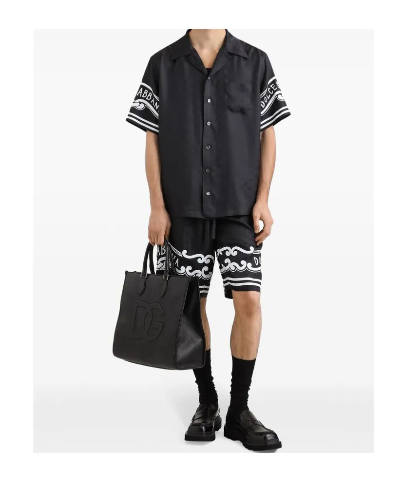 Bandanna Printed Denim Shirt