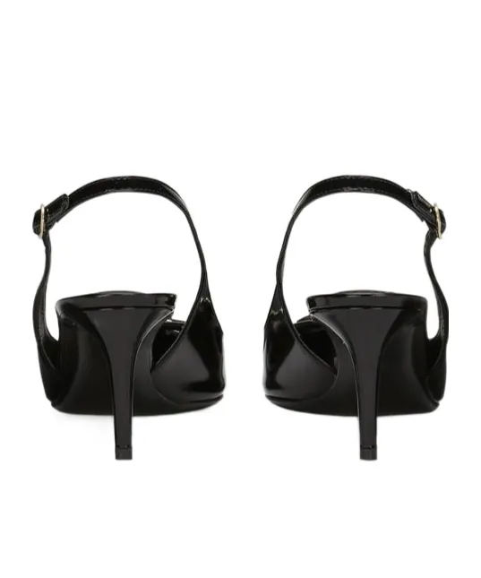 Dg Plaque Slingback Pumps