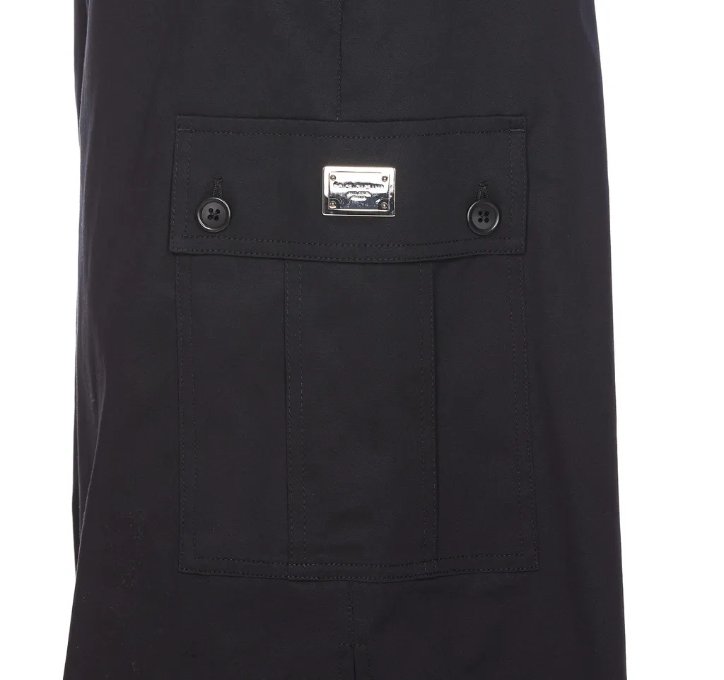 Logo Plaque Cargo Shorts