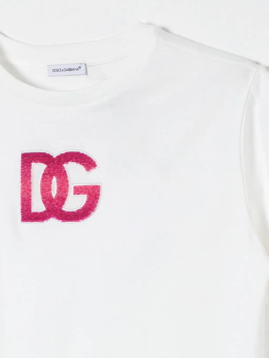 Dg Logo Printed Jersey T-Shirt