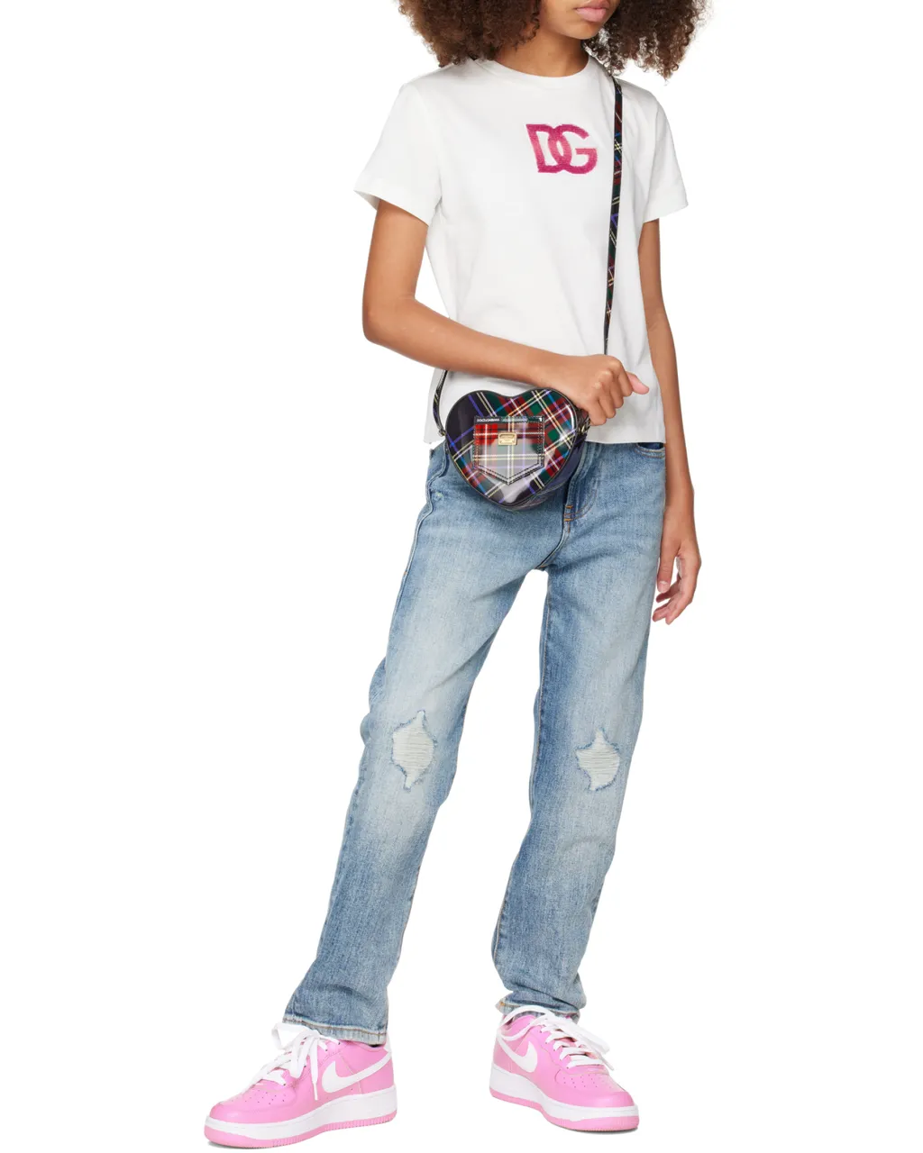 Dg Logo Printed Jersey T-Shirt