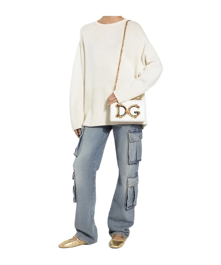 Ribbed Crew Neck Sweater