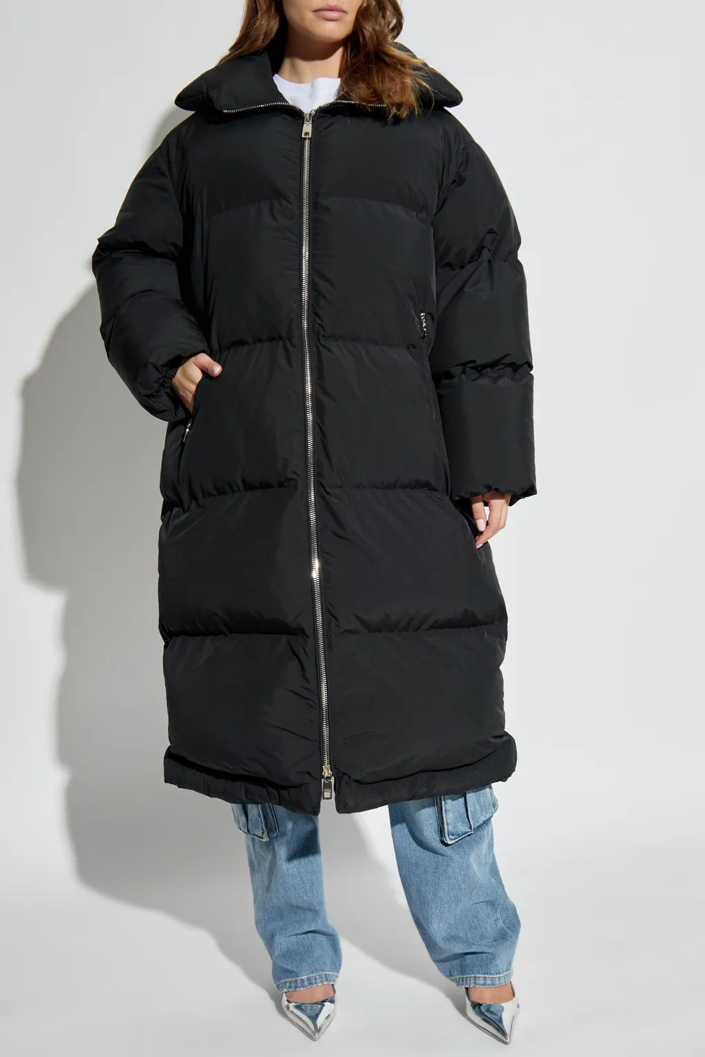 Zip-Up Quilted Coat