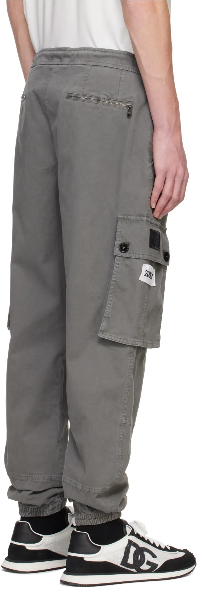 Logo Patch Drawstring Pants