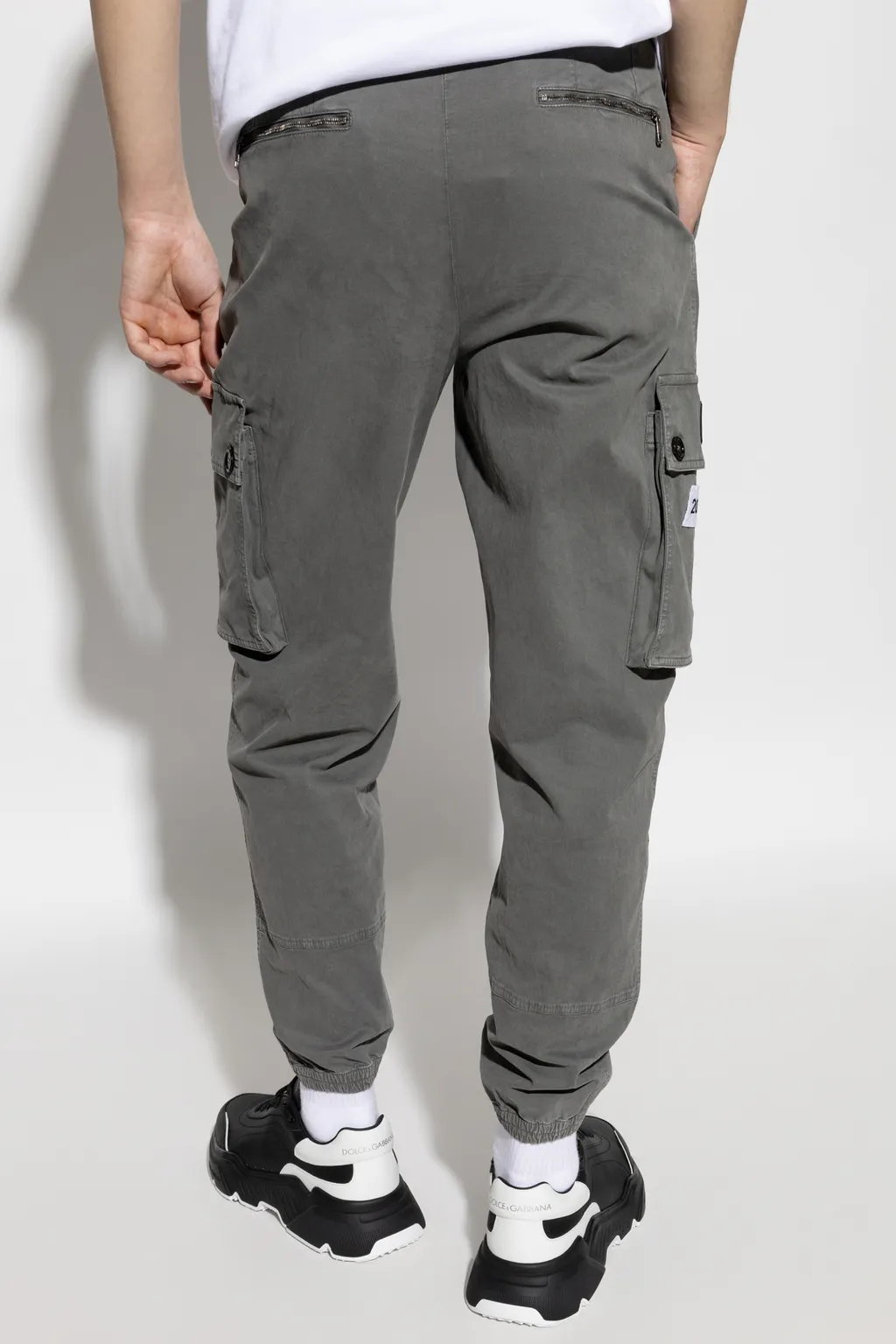 Logo Patch Drawstring Pants