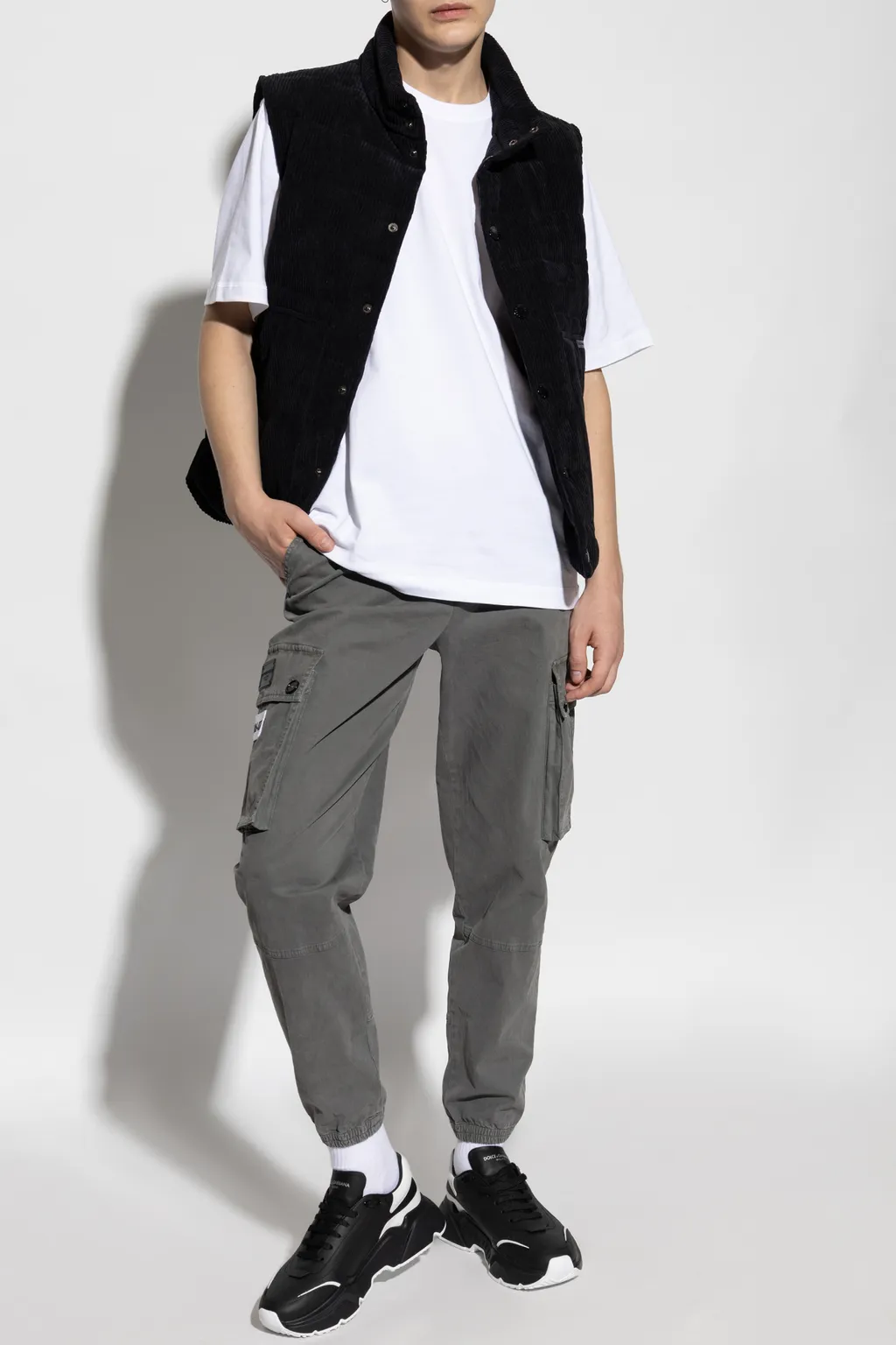 Logo Patch Drawstring Pants