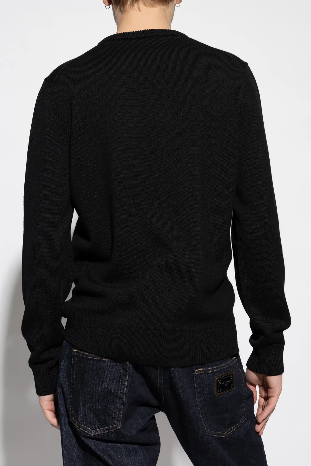 Dg Logo Detailed Crewneck Jumper