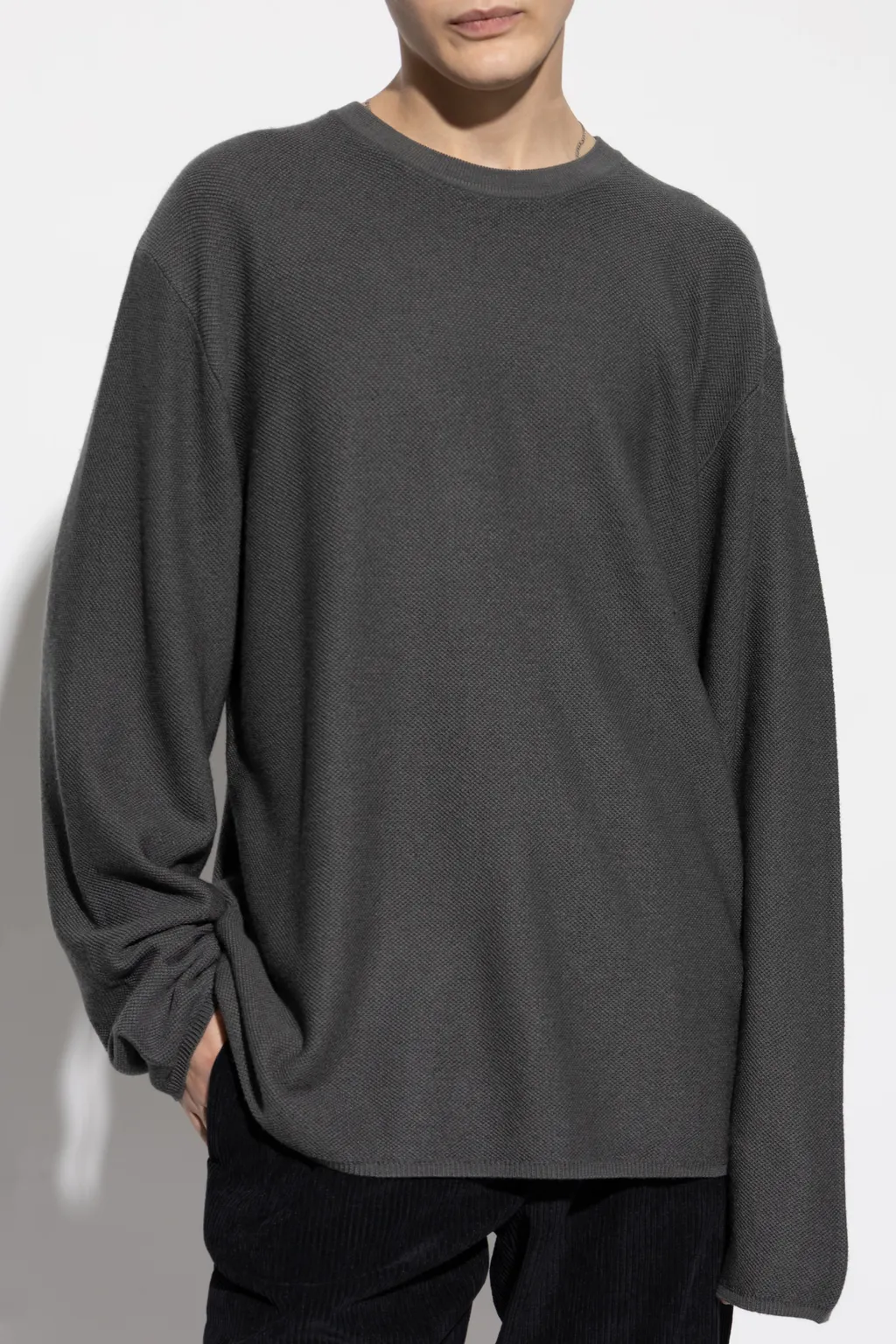 Logo Patch Crewneck Jumper