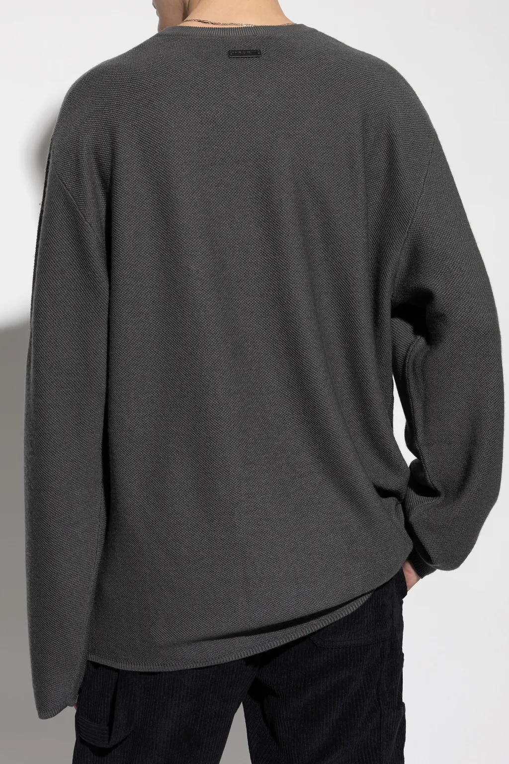 Logo Patch Crewneck Jumper