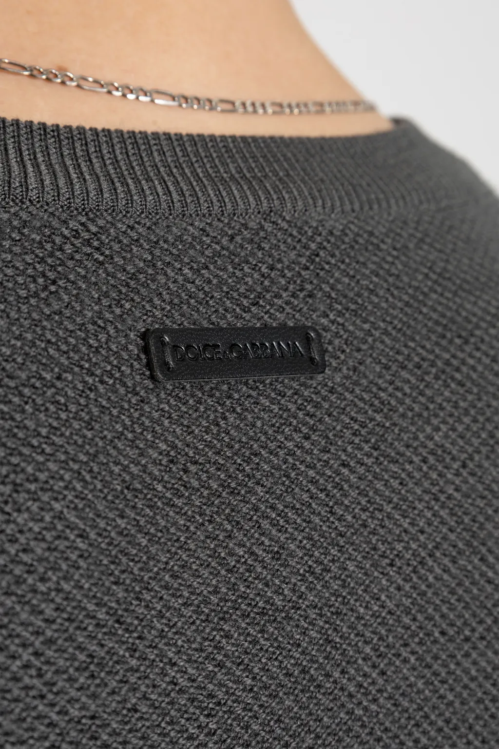 Logo Patch Crewneck Jumper