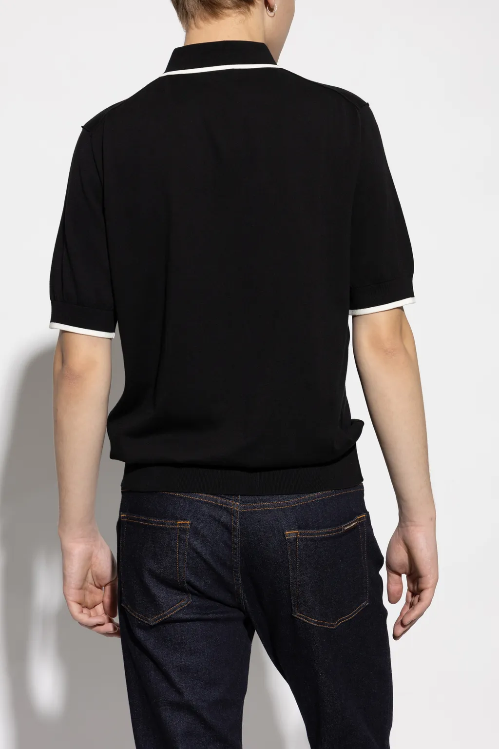 Dg Logo Embroidered Polo Shirt