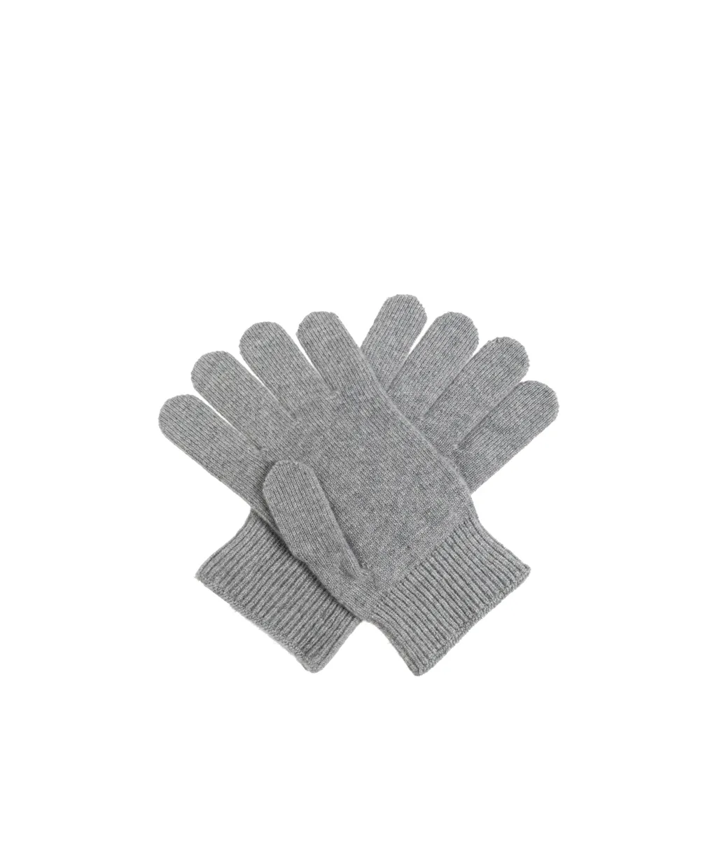 Logo-Intarsia Cashmere Gloves
