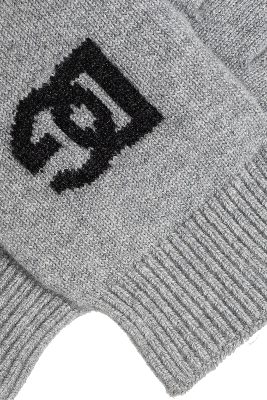 Logo-Intarsia Cashmere Gloves