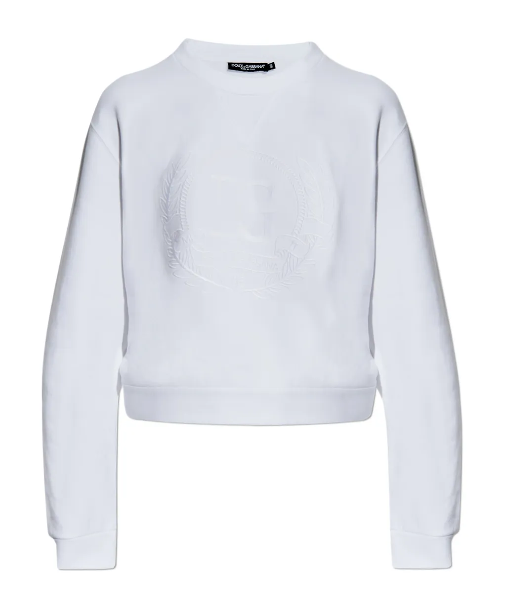 Logo Embroidered Crewneck Sweatshirt