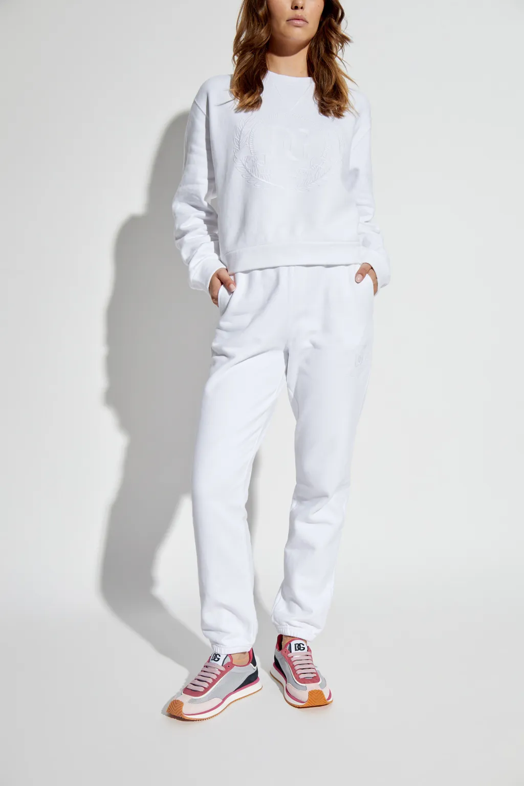 Logo Embroidered Crewneck Sweatshirt