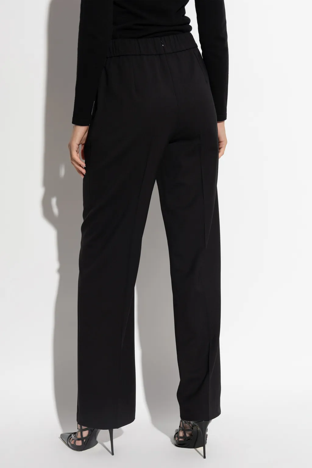 Flared Stretch Twill Pants