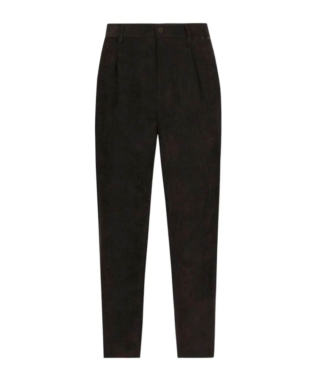 Straight Leg Corduroy Pants
